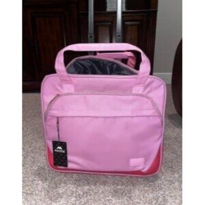 New Rolling Briefcase for Women, Large Rolling Laptop Bag with Wheels Fits